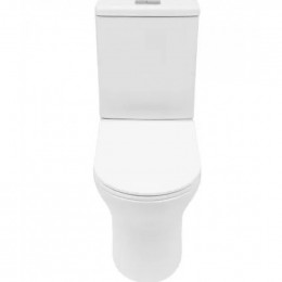 Унитаз-компакт Aquanet Roll 3.0 Tornado 348009/348008 с сиденьем белый