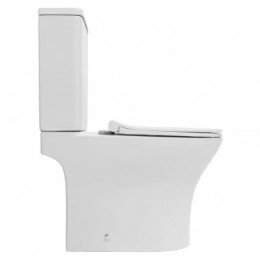 Унитаз-компакт Aquanet Roll 3.0 Tornado 348009/348008 с сиденьем белый