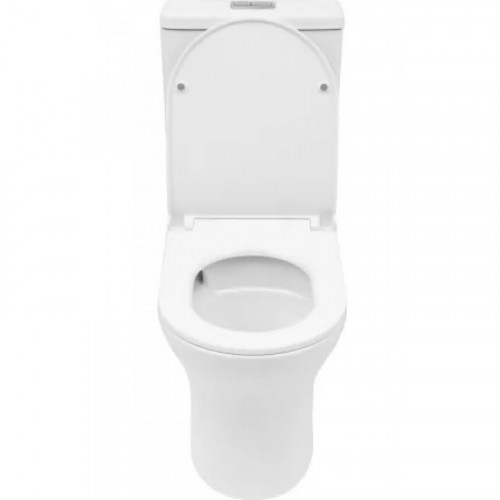 Унитаз-компакт Aquanet Roll 3.0 Tornado 348009/348008 с сиденьем белый