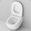 Унитаз подвесной AM.PM Sensation FlashClean CK30H0904W с гигиеническим душем, ершиком с сиденьем