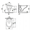 Унитаз подвесной Creavit  TP320-11CB00E-0000