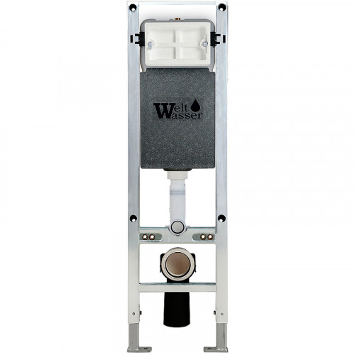 Подвесной унитаз с инсталляцией WeltWasser Amberg 350 ST / Erlenbach 004 GL-WT / Amberg RD-BL 10000006506 белый глянец