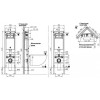 Подвесной унитаз с инсталляцией Weltwasser Amberg 350 ST / Baarbach 004 GL-WT / Amberg RD-BL 10000006500 белый глянец