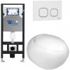 Подвесной унитаз с инсталляцией WeltWasser Amberg 506 / Jeckenbach 004 GL-WT / Amberg RD-WT 10000006802 белый глянец