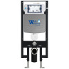 Подвесной унитаз с инсталляцией WeltWasser Amberg 497 / Hofbach 041 GL-WT / Amberg RD-WT 10000011650 белый глянец