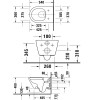 Унитаз подвесной Duravit D-Neo 2577090000 белый