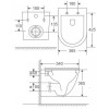 Подвесной унитаз WeltWasser Merzbach 043 XL GL-WT 10000013428 белый глянец