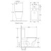 Унитаз-компакт WeltWasser Rotbach 011 GL-WT 10000012211 белый глянец