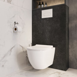 Унитаз с инсталляцией Vitra Mia Round 9873B003-7205 с сиденьем микролифт