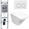 Подвесной унитаз с инсталляцией WeltWasser Amberg 350 ST / Rotbach 004 GL-WT / Amberg RD-WT 10000006570 белый глянцевый