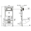 Подвесной унитаз с инсталляцией Weltwasser Amberg 506 ST / Baarbach 004 GL-WT / Amberg RD-BL 10000006855 белый глянец