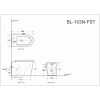 Унитаз приставной Aquanet Tavr 203348 BL-103N-FST белый