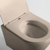 Унитаз подвесной Vincea Globo VT1-14SMC с сиденьем soft-close капучино матовый