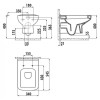 Унитаз подвесной Creavit Sphinx SP320-11CB00E-0000