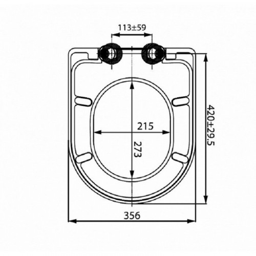 Сиденье для унитаза Iddis 001DPSEi31 Soft Close, Easy Fix белое