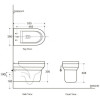 Унитаз подвесной Aquanet Nova 203341 BL-101N-WHT(h) белый