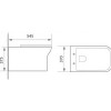 Унитаз с инсталляцией Aquanet Cube-W/886668SLOO 316709 белый