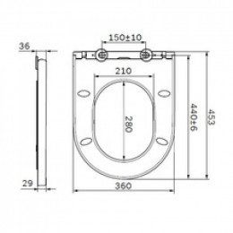 Крышка-сиденье Am.Pm Inspire C507854WH белый