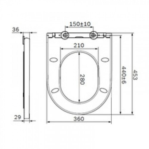 Крышка-сиденье Am.Pm Inspire C507854WH белый