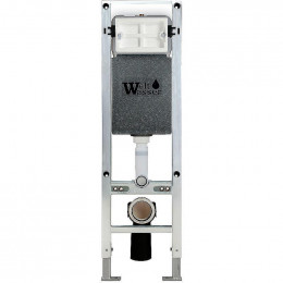 Подвесной унитаз с инсталляцией WeltWasser Amberg 350 ST / Salzbach 043 GL-BL / Amberg RD-WT 10000013460 черный глянцевый