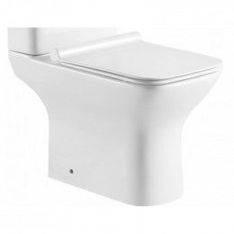 Чаша унитаза Aquanet Rimless Cube 2-C 240208 с сидением Soft Close Slimseat