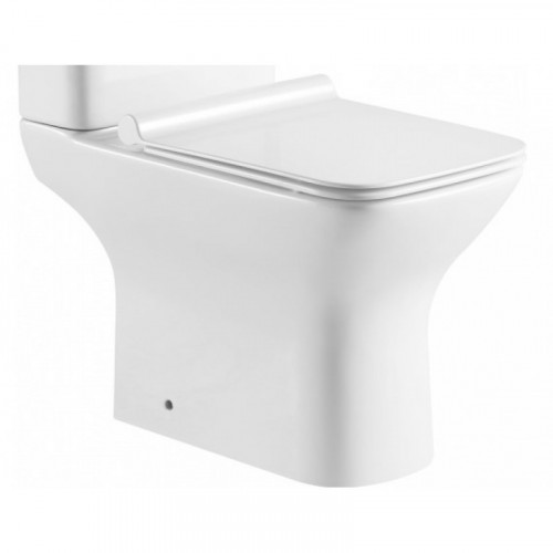 Чаша унитаза Aquanet Rimless Cube 2-C 240208 с сидением Soft Close Slimseat