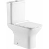 Чаша унитаза Aquanet Rimless Cube 2-C 240208 с сидением Soft Close Slimseat