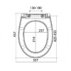 Сиденье для унитаза Iddis 004 004PPS3i31 Soft Close, белый