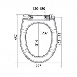 Сиденье для унитаза Iddis 004 004PPS3i31 Soft Close, белый