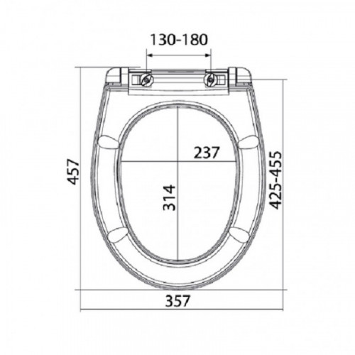 Сиденье для унитаза Iddis 004 004PPS3i31 Soft Close, белый