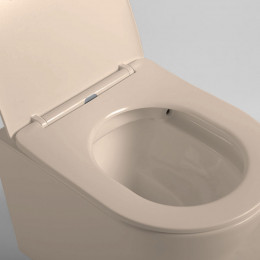 Унитаз подвесной Vincea Piatti VT1-11SMC с сиденьем soft-close капучино матовый