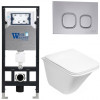 Подвесной унитаз с инсталляцией WeltWasser Amberg 506 / Rotbach 004 GL-WT / Amberg RD-CR 10000006832 белый глянцевый