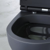 Комплект подвесного унитаза с инсталляцией Am.Pm Spirit V2.0 IS49051.701700MB с сиденьем и клавишей смыва хром глянцевый, черный матовый