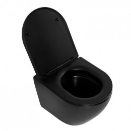 Сиденье для унитаза BelBagno Colorato BB062SC-MB с микролифтом черный матовый