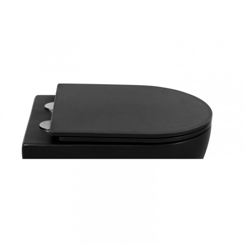 Сиденье для унитаза BelBagno Colorato BB062SC-MB с микролифтом черный матовый