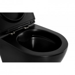 Сиденье для унитаза BelBagno Colorato BB062SC-MB с микролифтом черный матовый