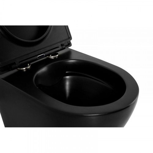 Сиденье для унитаза BelBagno Colorato BB062SC-MB с микролифтом черный матовый