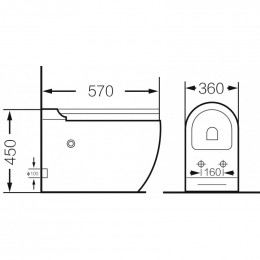 Напольный унитаз Grossman GR-PR-5502 Impuls белый