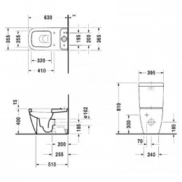 Бачок для унитаза Duravit Happy D.2 934100005