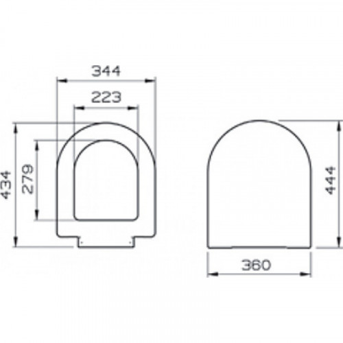 Сиденье для унитаза VitrA S50 72-003-309 микролифт