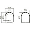 Крышка-сиденье VitrA 110-003-019 (110-003-009) тонкое