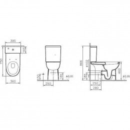 Бачок унитаза Vitra 5422B003-5450 белый