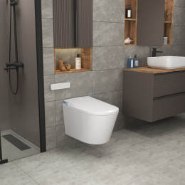 Унитаз подвесной Grossman Smart GR-5702 (590х380х380) белый