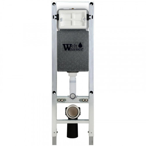 Подвесной унитаз с инсталляцией Weltwasser Amberg 350 ST / Baarbach 004 GL-WT / Amberg RD-CR 10000006501 белый глянец