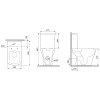 Унитаз-компакт AM.PM Gem C908601SC белый