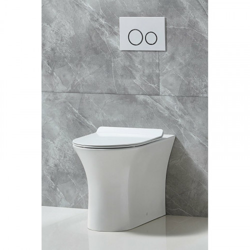 Унитаз приставной BelBagno Ancona BB1224CBR-P без сиденья