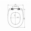 Сиденье для унитаза Iddis ID 126 Dp Sc быстросъемное с микролифтом