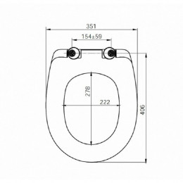 Сиденье для унитаза Iddis ID 126 Dp Sc быстросъемное с микролифтом