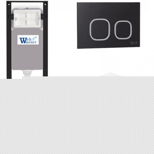 Подвесной унитаз с инсталляцией WeltWasser Amberg 350 / Erlenbach 004 GL-WT / Amberg RD-BL 10000012289 белый глянец