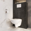 Унитаз с инсталляцией Vitra Normus 9773B003-7207 с сиденьем микролифт и клавишей белый глянец